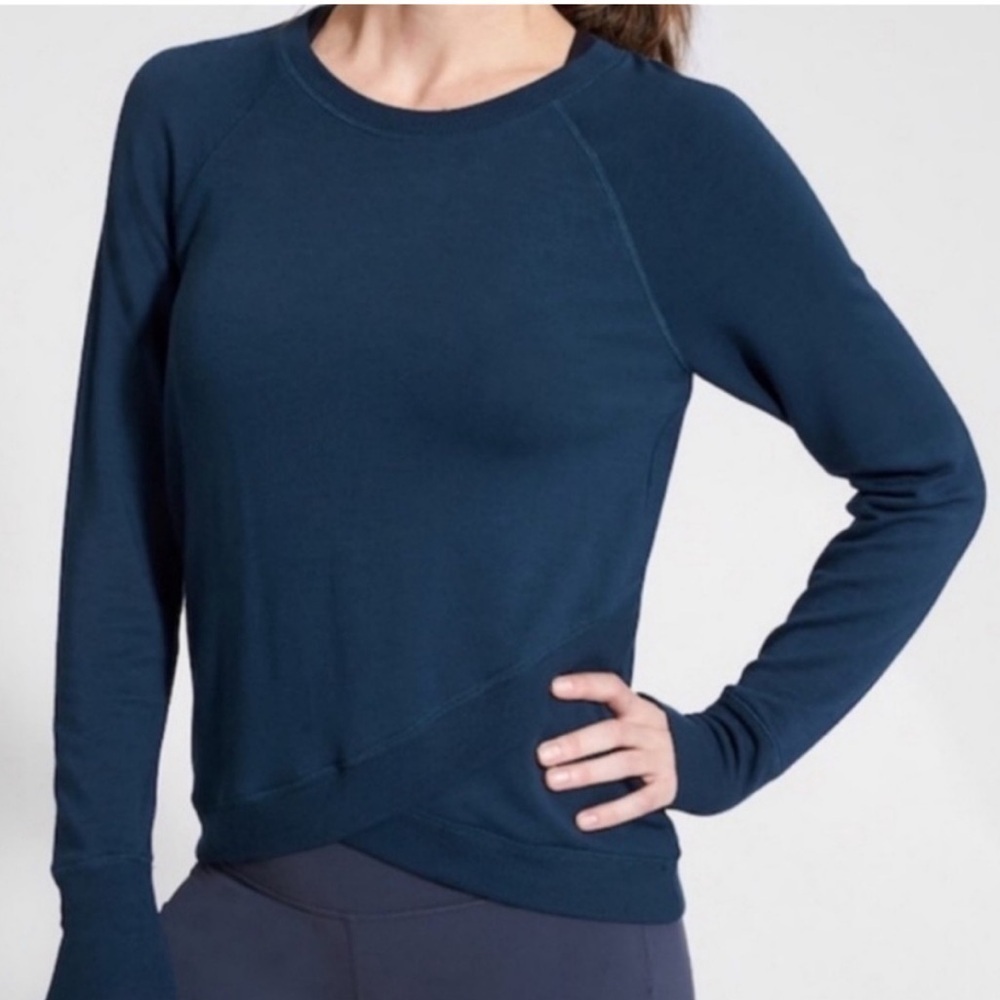 ATHLETA Serenity Super Soft Comfy Longsleeve Atheleisure Shirt Top